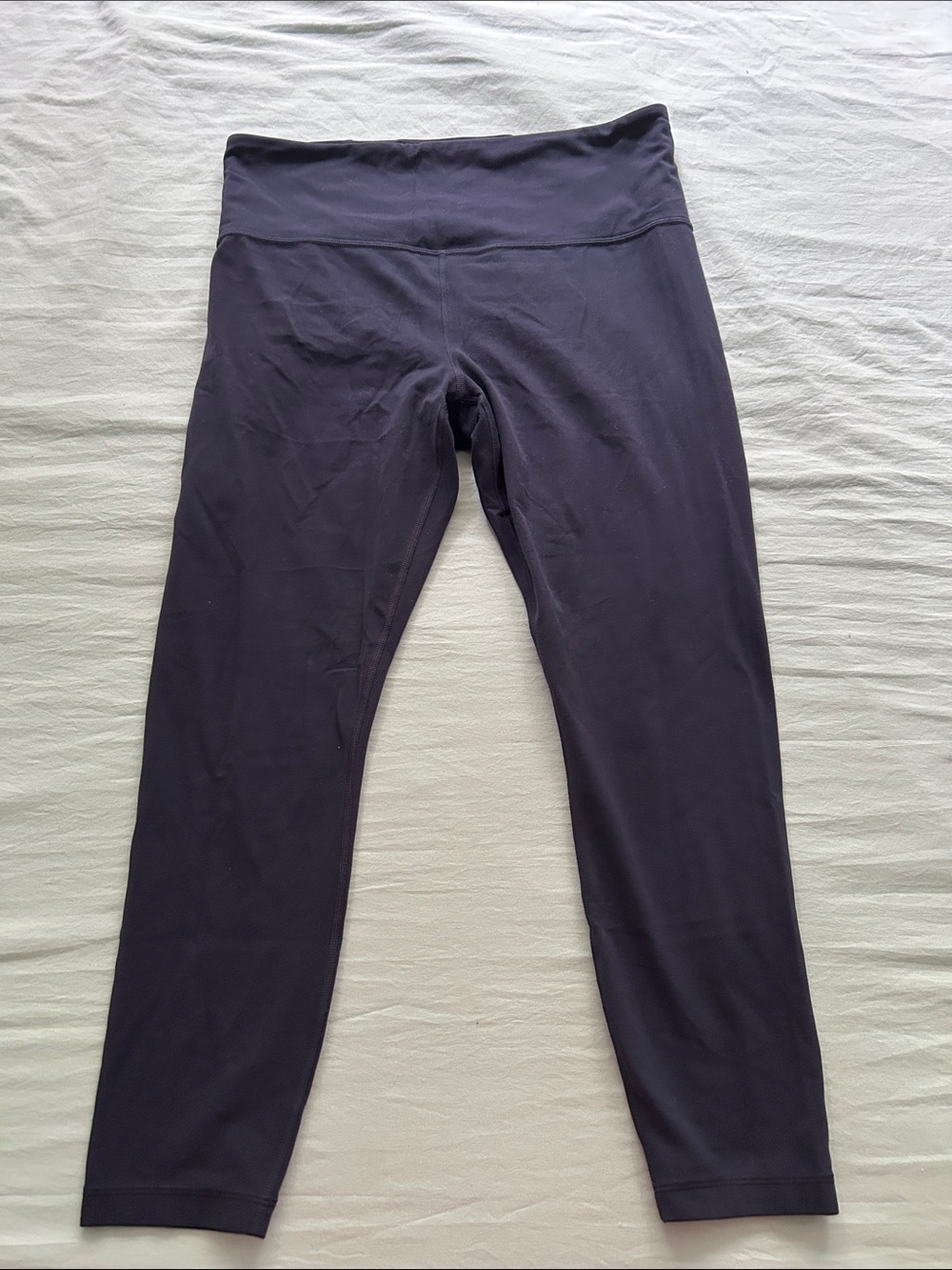 High-Waist Navy Blue Leggings